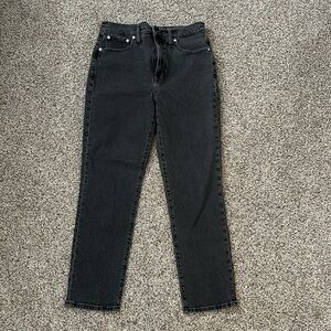 Madewell black perfect vintage Jean high rise, size 28